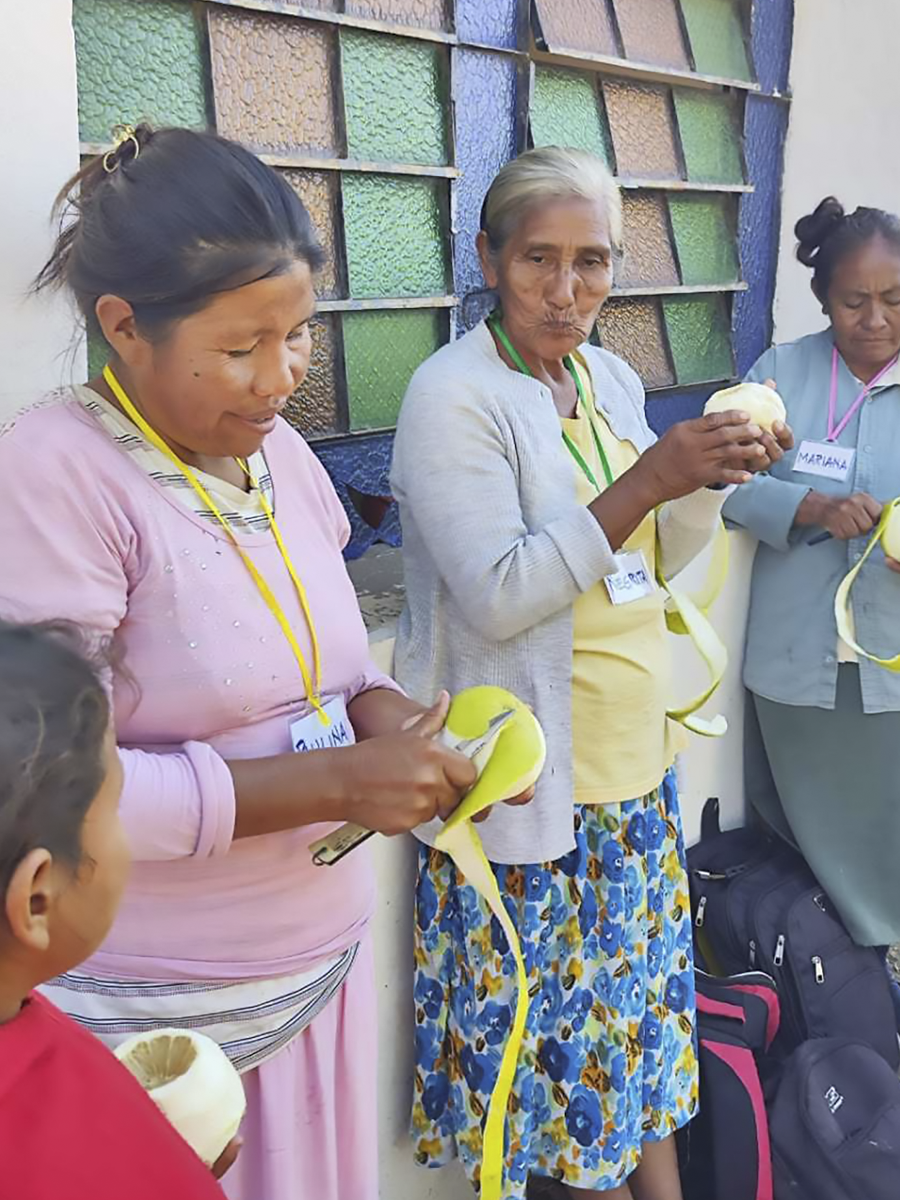 Leadership training for an indigenous woman